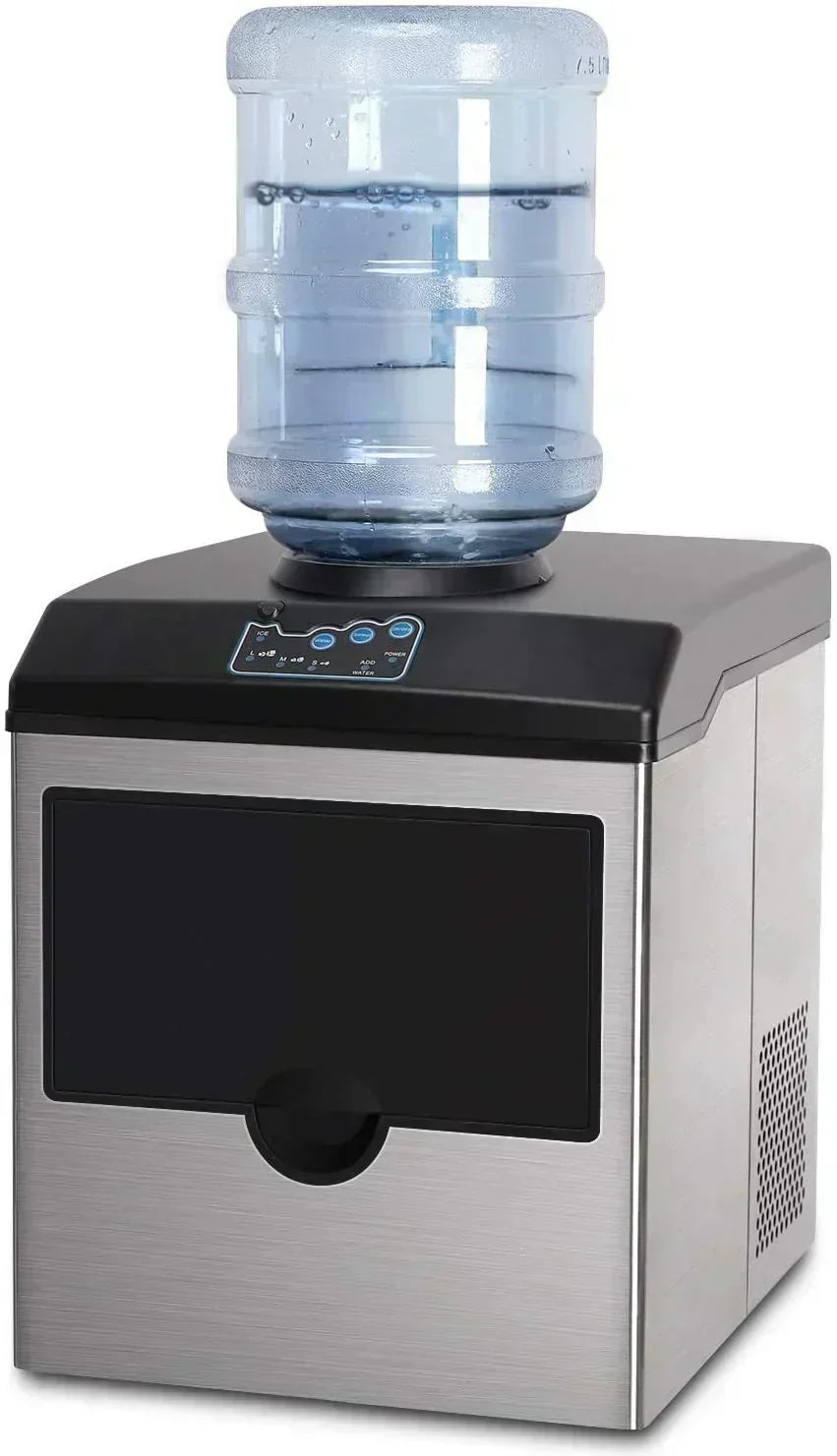 Ice Maker with Water Dispenser Ice Cubes ready in 8 Minutes with Ice Scoop