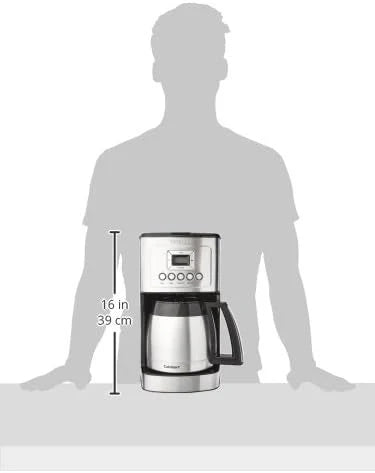 uisinart 12-Cup Coffee Maker, Programmable PerfecTemp Thermal Carafe Coffee Machine with 1-4 Cup Setting, Brew Strength Control and Brew Pause