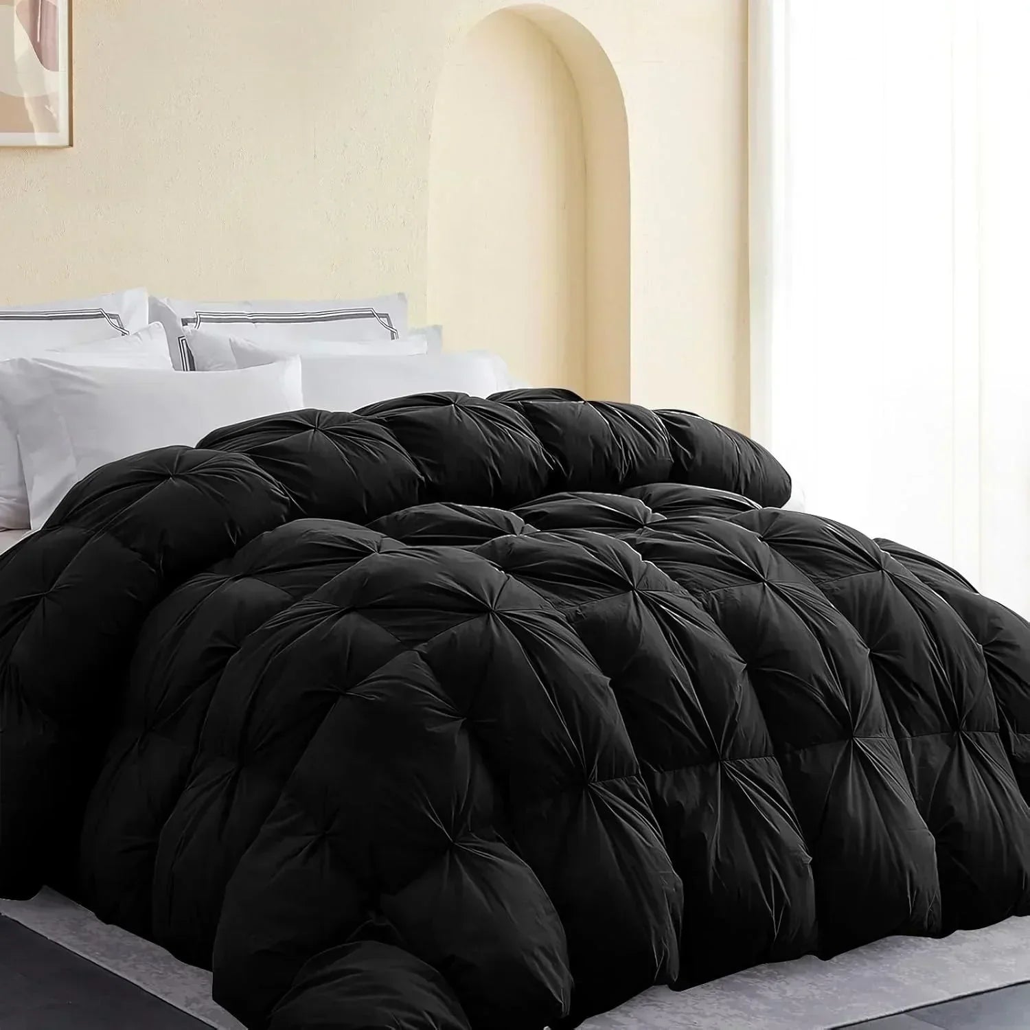 Premium Down Comforter 3D Baffle Box Design