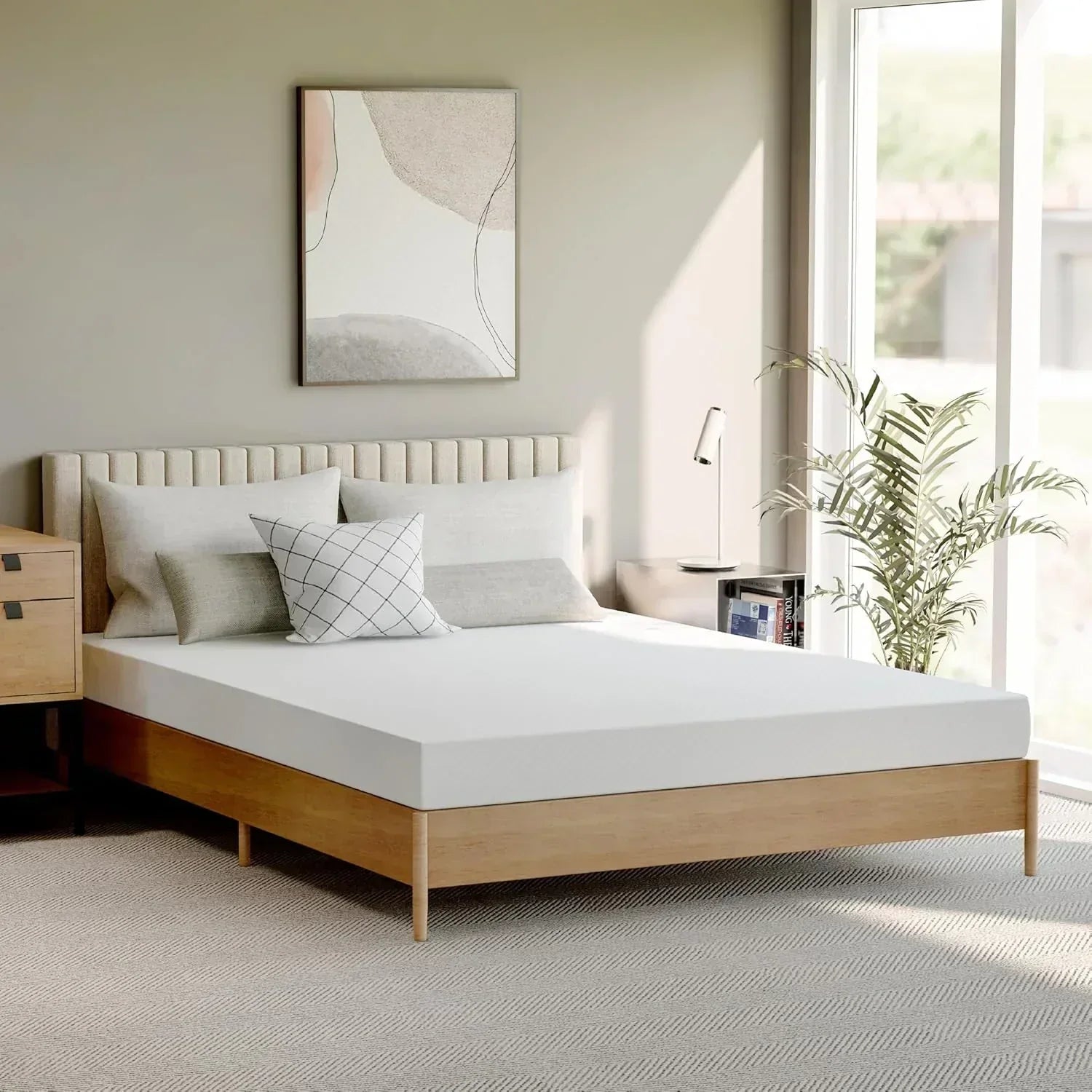 GAESTE 8-inch Fully Cooling Gel Memory Foam Mattress Mattress-in-a-Box