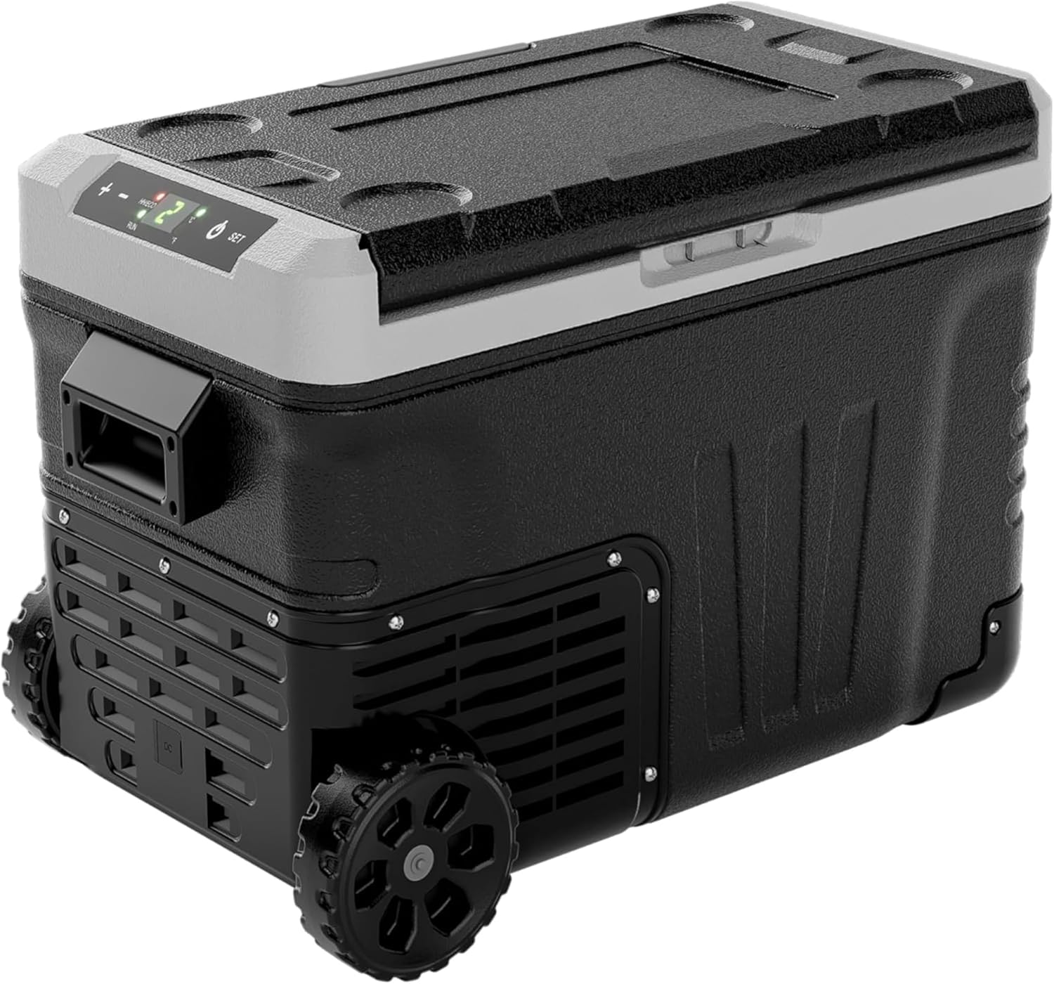EUHOMY 12 Volt Refrigerator 53QT(50L) Electric Cooler Portable Freezer 12V/24V DC