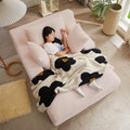 50-inch indoor recliner, oversized corduroy upholstered boneless sofa bed, deep sleeper sofa reading chair, cloud sofa, living room sofa