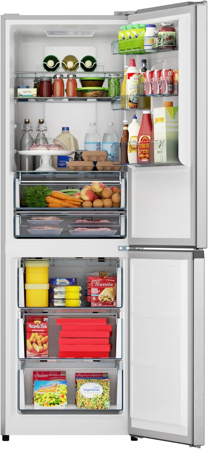 Sharp Bottom-Freezer Counter-Depth Refrigerator, 24 Inch, 11.5 Cubic Foot