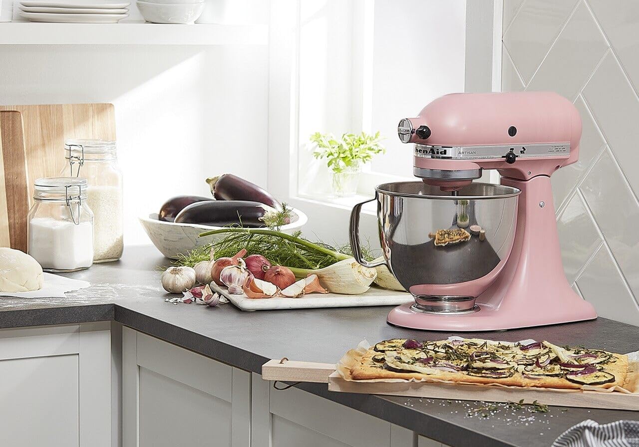 KitchenAid Artisan 5-Quart Tilt-Head Stand Mixer with Pour Flap